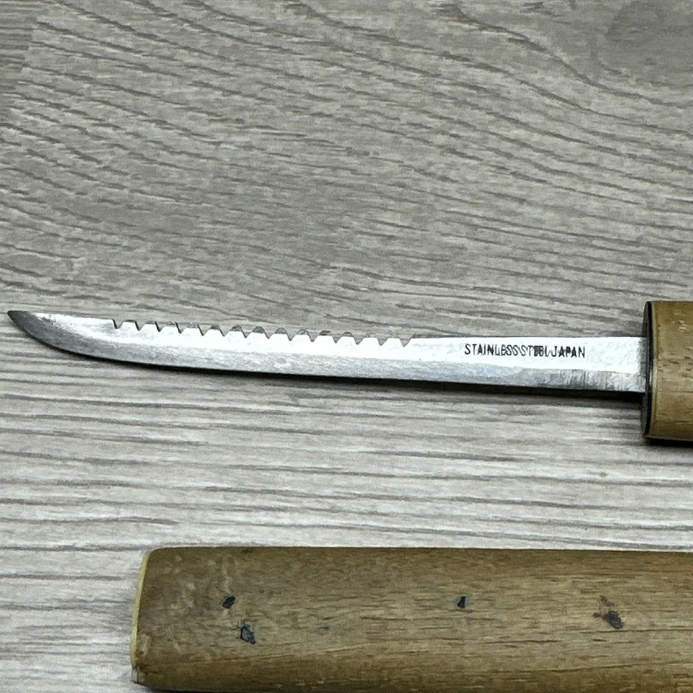 Japanese Vintage Tanto Style Letter Opener Mini Samurai Steel Sword From Japan